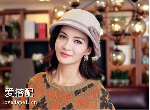 小脸帽子搭配,请叫我帽子姑娘