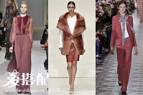 2016秋冬穿衣流行色趋势,照着穿准没错