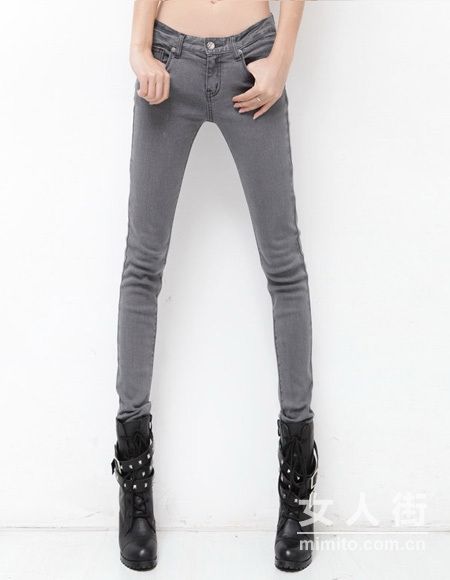 风靡韩国潮爆显瘦牛仔裤